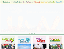 Tablet Screenshot of barfusspark-schwackendorf.de